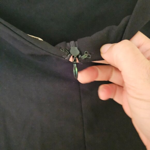 MESHKI Mercer Bandeau Midi Dress XS Black Strappless Bodycon Sexy Holiday Party - Picture 9 of 11